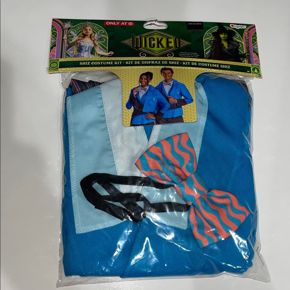 Disguise Wicked Blue Kit Costume Shiz unisex NWT
